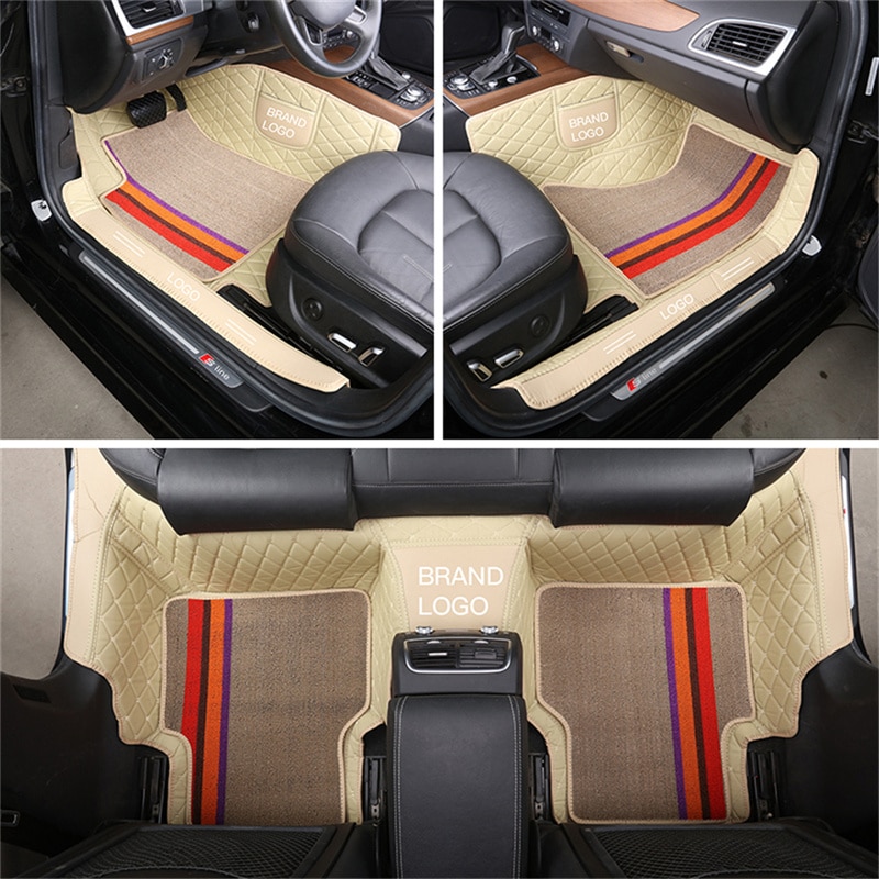 Car Floor Mat Accessories Interior ECO Material Custom Fit For Thousands Models 5 Seaters BMW e46 e60 e39 f30 e36 f10 Audi a4 a6