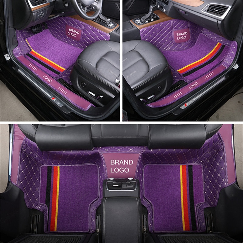 Car Floor Mat Accessories Interior ECO Material Custom Fit For Thousands Models 5 Seaters BMW e46 e60 e39 f30 e36 f10 Audi a4 a6