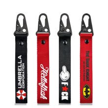 Umbrella Corporation Logo JDM Style Car key Chain Creative Metal Auto Key Ring Wrist Lanyard Holder for Men Fashion Accessories