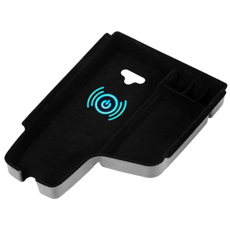 QI Wireless Charging Box For-BMW 3 Series F30 F31 F34 320 12-17 Central Storage Pallet Armrest Container Box Cover