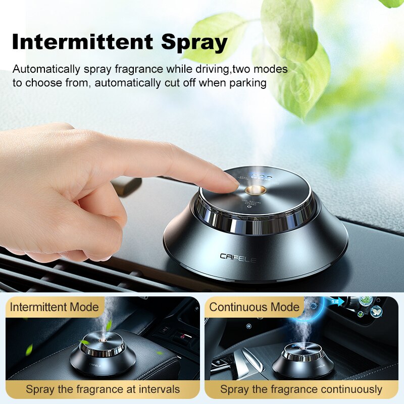 Cafele Electric Car Products Auto Flavoring For Cars Home Interior Car Accessory Car Air-Freshener Diffuser Men's Perfume Woman