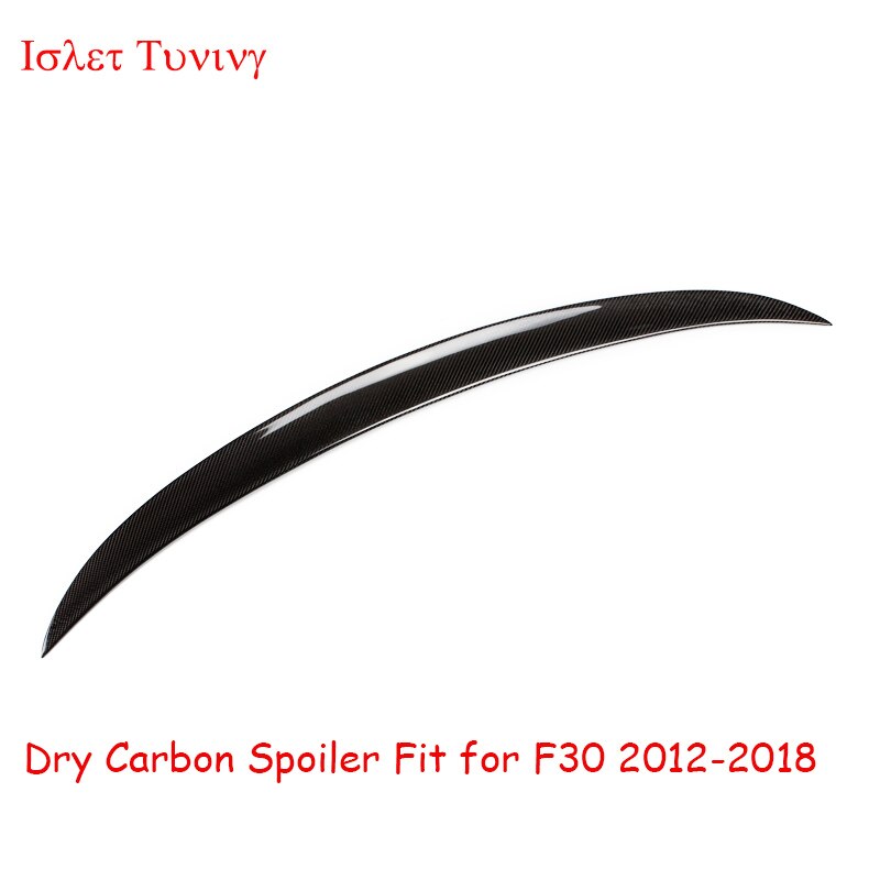 F80 Dry Carbon Trunk Spoiler for BMW 3 Series F30 F35 M3 F80 4-door Sedan Rear Boot Wings 318i 320i 328i 2012-2018