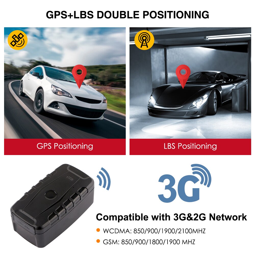 3G GPS Tracker Car Tracker 240 Day Standby 20000mAh Magnet GPS Locator Waterproof IP67 Localizador GPS Tracker Shock Drop Alarm