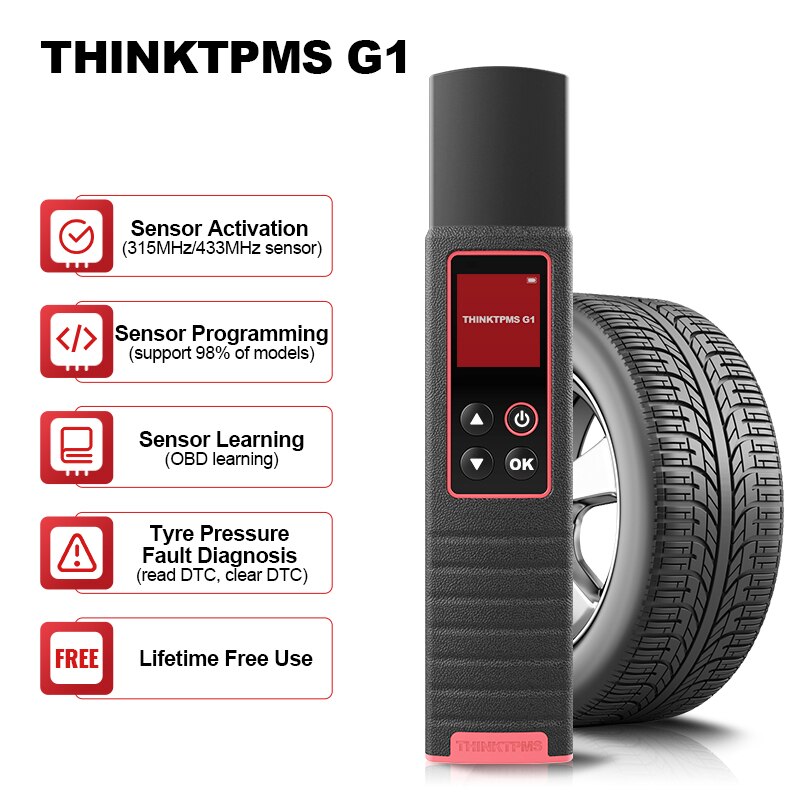 THINKTPMS G1 Smart Car TPMS Tire Pressure TPMS Sensor Activator Learning Programming ThinkTool Pro Tire Pressure Diagnosis Tool