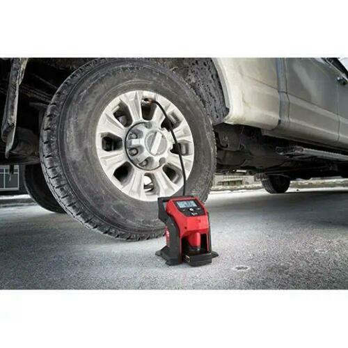 Milwaukee 2475-20 M12 Compact Cordless Tire Inflator with TrueFill Auto Shut-off