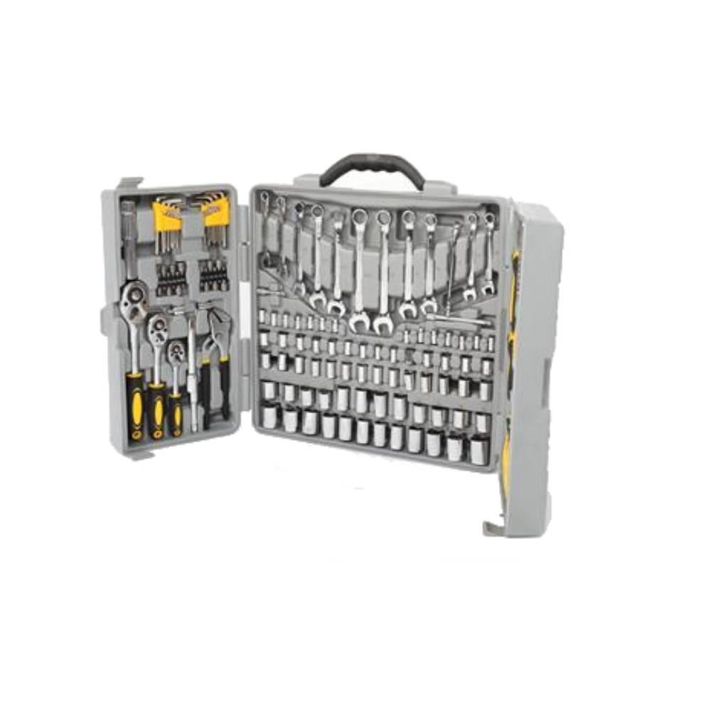 New Portable 205 PCS Tool Set Mechanics Tool Kit Wrenches Socket w/ Carry Case