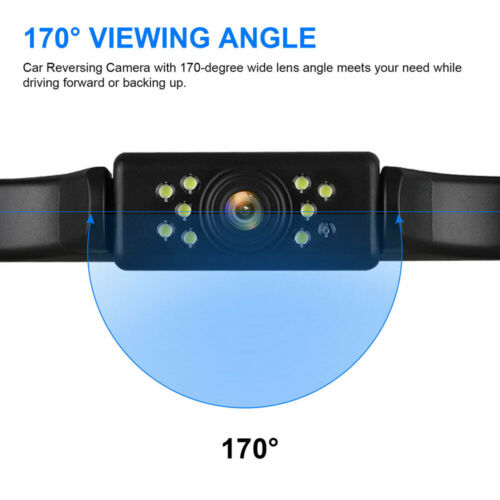 Wireless Rear View Reverse Kit Backup Camera Night vision 4.3''  Mirror Monitor