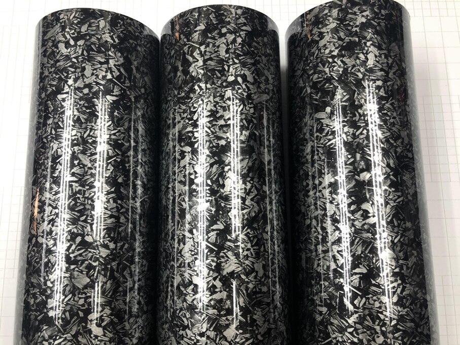 50cm*100cm to 600cm Black Gold Silver Forged Carbon Vinyl Wrap with Air bubbles Adhesive DIY Car Styling Sticker Decal Wrapping