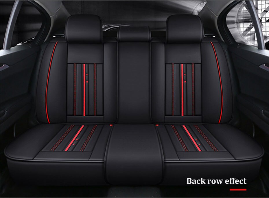 Universal Full Car Seat Covers PU Leather