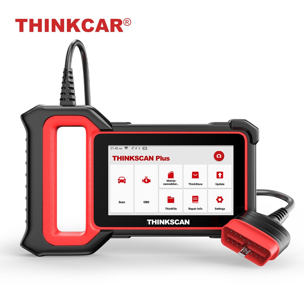 THINKCAR Thinkscan Plus S2 OBD2 Scanner ABS SRS Engine Diagnosis Oil DPF Reset Professional Automotive Scanner WiFi Free Update