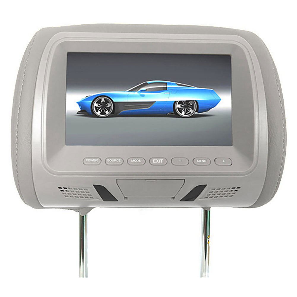 2020 25cm x 13cm x 18cm 7 Inch FM/AM Car Seat Back Headrest Bluetooth LCD Display Remote Control MP5 Player Monitor 12V DC