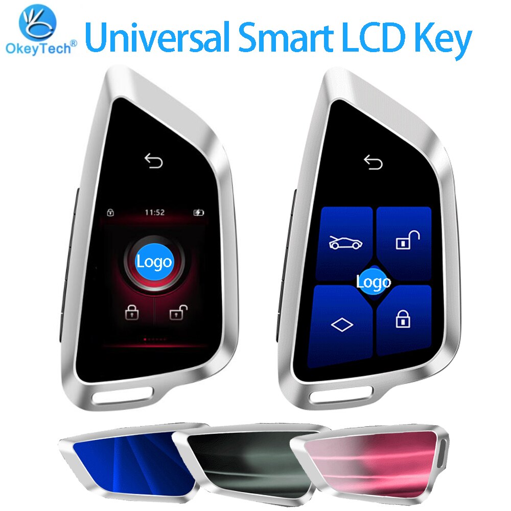 English/Korean Smart LCD Car Key For BMW/Kia/Hyundai/Audi/Benz/VW Comfortable Entry Modified Universal Smart Remote Control Key